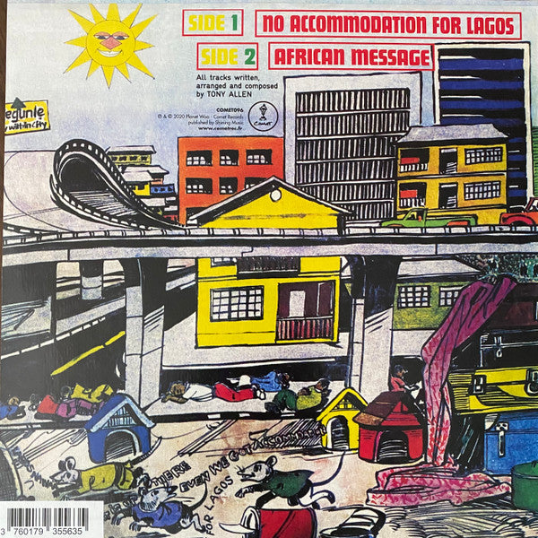 Tony Allen Plays With Africa 70 : No Accommodation For Lagos (LP, Album, RE)