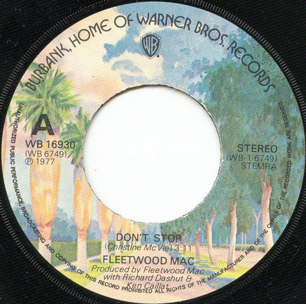 Fleetwood Mac : Don't Stop (7", Single)