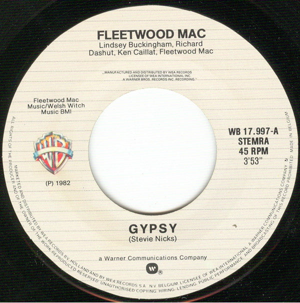 Fleetwood Mac : Gypsy (7", Single)