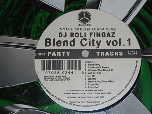 DJ Roli Fingaz : Blend City Vol. 1 (LP)