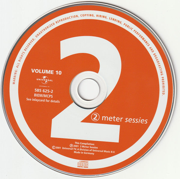 Various : 2 Meter Sessies - Volume 10 (CD, Comp)