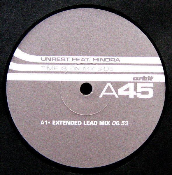 Unrest Feat. Hindra : Time Is On My Side (12")