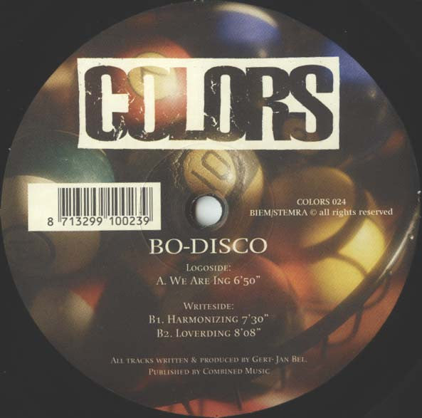 Bo-Disco : We Are Ing (12")