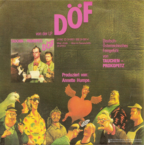 Tauchen-Prokopetz, DÖF : Codo (... Düse Im Sauseschritt) (7", Single)