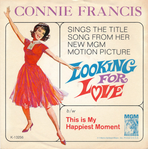 Connie Francis : Looking For Love (7", Single, MGM)