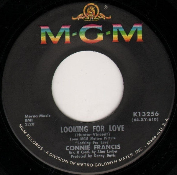 Connie Francis : Looking For Love (7", Single, MGM)