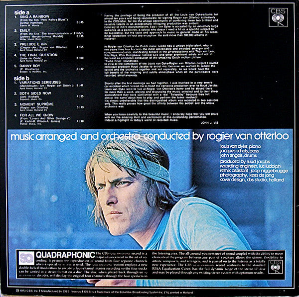 Louis Van Dyke* & Rogier Van Otterloo : Telepathy (LP, Album, Quad)