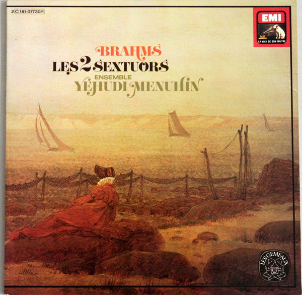 Johannes Brahms, Ensemble Yehudi Menuhin : Les 2 Sextuors (2xLP, Album, Gat)