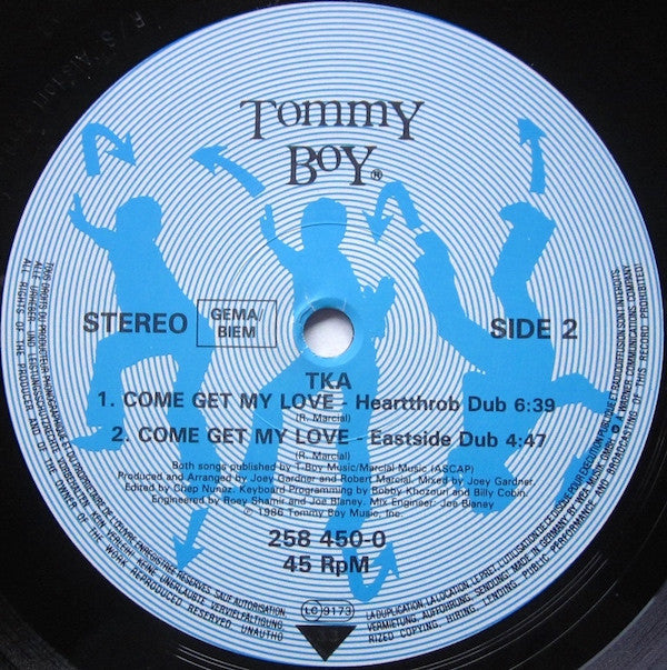 TKA : Come Get My Love (12")