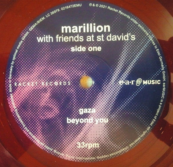 Marillion : With Friends At St David's (3xLP, Album, Ltd, Vio)