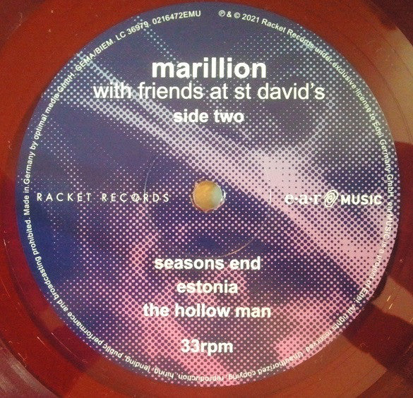 Marillion : With Friends At St David's (3xLP, Album, Ltd, Vio)