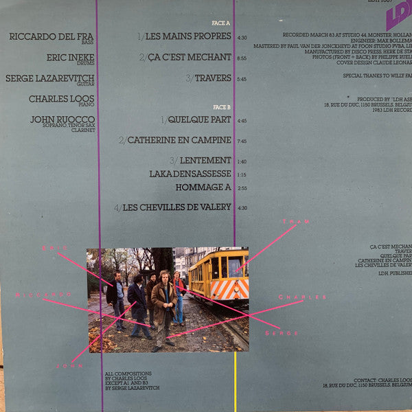 Riccardo Del Fra, Eric Ineke, Serge Lazarevitch, Charles Loos, John Ruocco : Quelque Part (LP)