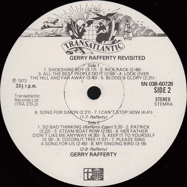Gerry Rafferty : Gerry Rafferty (LP, Comp, RE)
