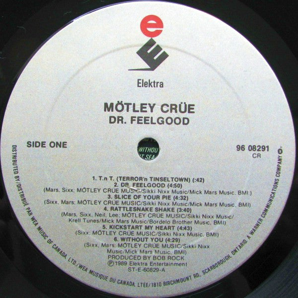 Mötley Crüe : Dr. Feelgood (LP, Album)