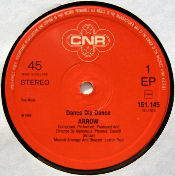 Arrow (2) : Dance Dis Dance (12", EP, Maxi)