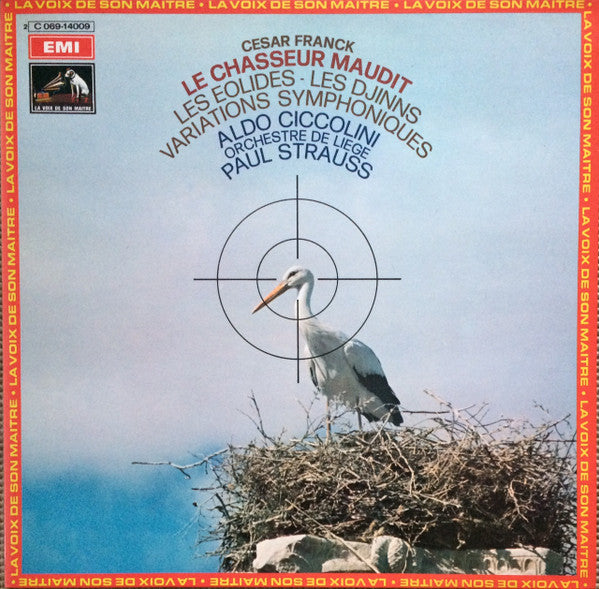 Cesar Franck* – Aldo Ciccolini, Orchestre De Liege*, Paul Strauss : Le Chasseur Maudit - Les Eolides - Les Djinns - Variations Symphoniques (LP, Gat)