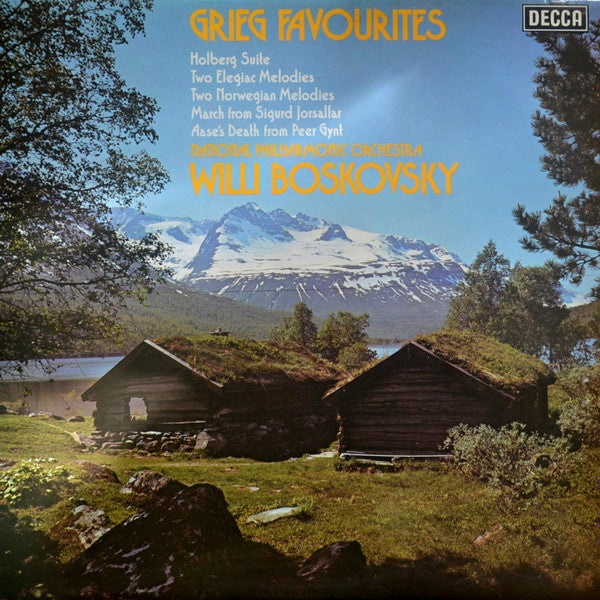 Edvard Grieg, National Philharmonic Orchestra, Willi Boskovsky : Grieg Favourites (LP)