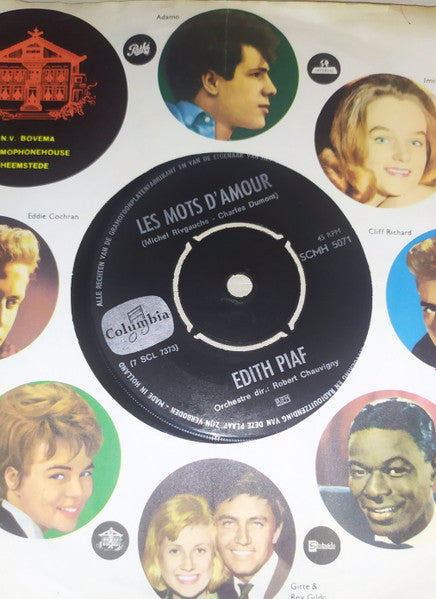 Edith Piaf : Non, Je Ne Regrette Rien / Les Mots D'Amour (7", RE)