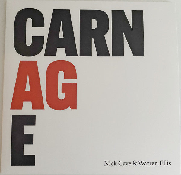 Nick Cave & Warren Ellis : Carnage (LP, Album)