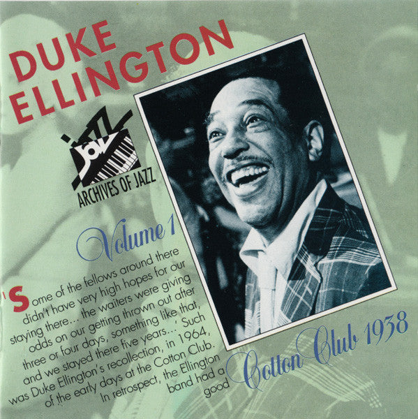 Duke Ellington : Cotton Club 1938 - Volume 1 (CD, Comp)