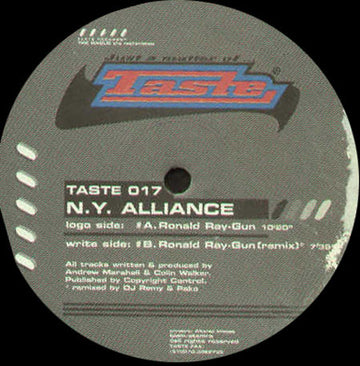 N.Y. Alliance : Ronald Ray-Gun (12")