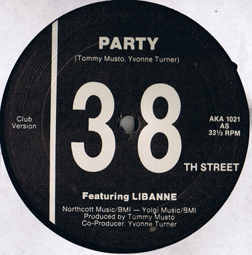 38th Street Featuring Libanne : Party (12")