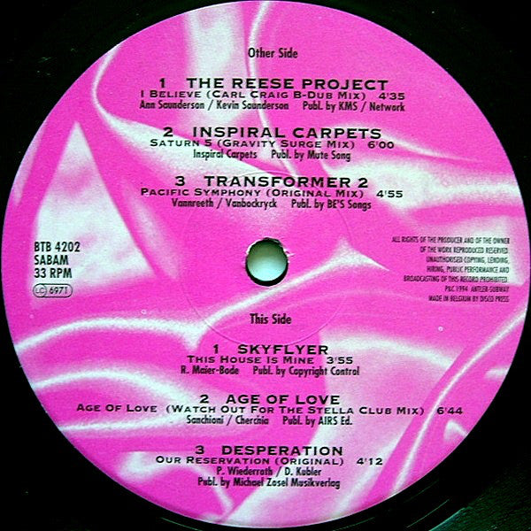 Various : Back To Bass-X Vinyl 1 (12", Comp)