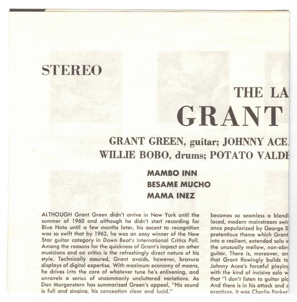 Grant Green : The Latin Bit (CD, Album, RE)