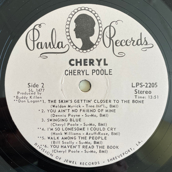 Cheryl Poole : Cheryl (LP, Album)