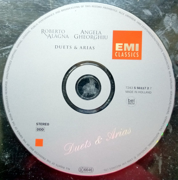 Roberto Alagna & Angela Gheorghiu, Richard Armstrong (4), Orchestra Of The Royal Opera House, Covent Garden : Duette & Arien (CD)