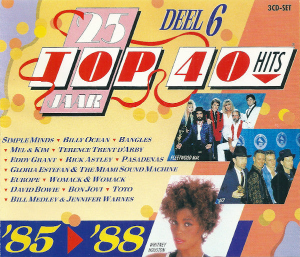 Various : 25 Jaar Top 40 Hits - Deel 6 - 1985-1988 (3xCD, Comp)