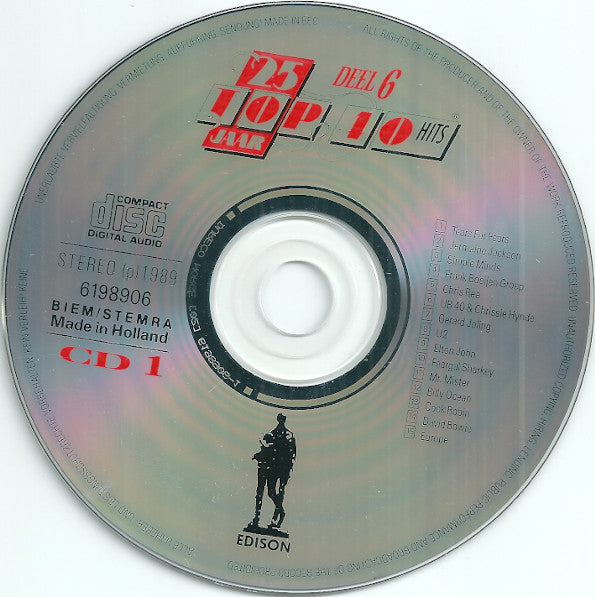 Various : 25 Jaar Top 40 Hits - Deel 6 - 1985-1988 (3xCD, Comp)