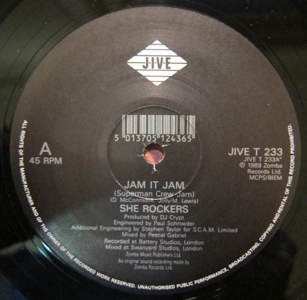She Rockers : Jam It Jam (12")