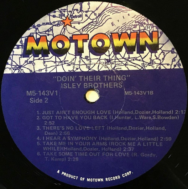 The Isley Brothers : Doin’ Their Thing (LP, Comp, RE)