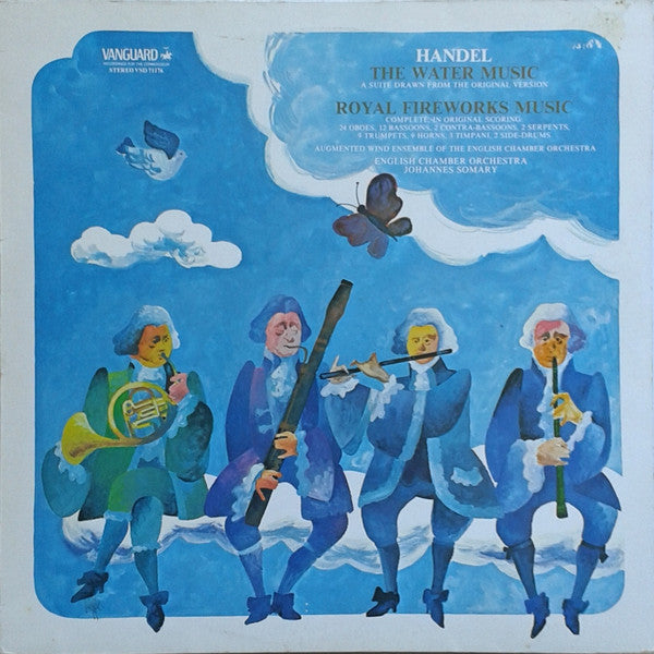 Handel*, Johannes Somary, English Chamber Orchestra : The Water Music / Royal Fireworks Music (LP)