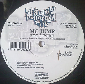 MC Jump : Fog Desire (12")