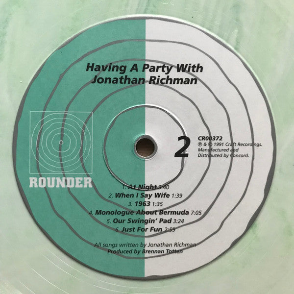 Jonathan Richman : Having A Party With Jonathan Richman (LP, Album, RSD, Ltd, RE, Ber)