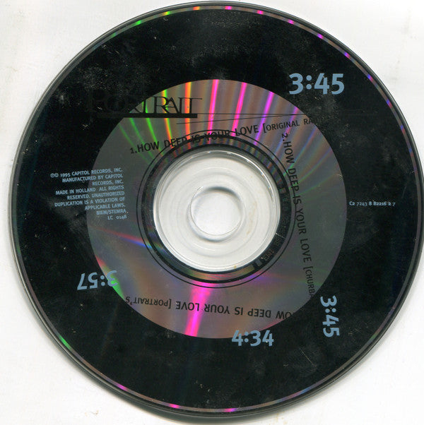 Portrait : How Deep Is Your Love (CD, Maxi)