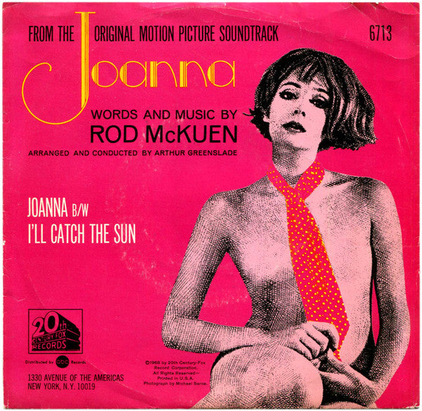 Rod McKuen : Joanna B/W / I'll Catch The Sun  (7", Single)