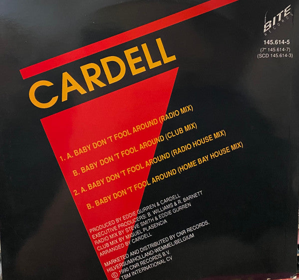 Cardell :  Baby Don't Fool Around  (12", Maxi)