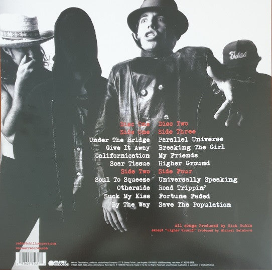 Red Hot Chili Peppers : Greatest Hits (2xLP, Album, Comp, RE, Gat)