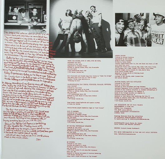Red Hot Chili Peppers : Greatest Hits (2xLP, Album, Comp, RE, Gat)