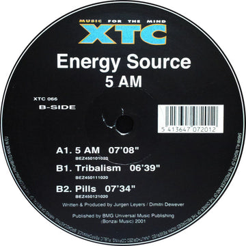 Energy Source : 5 AM (12")