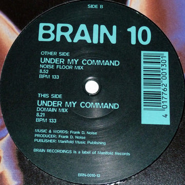 Brain : Under My Command (12")