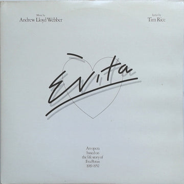 Andrew Lloyd Webber And Tim Rice : Evita (2xLP, Album, Gat)