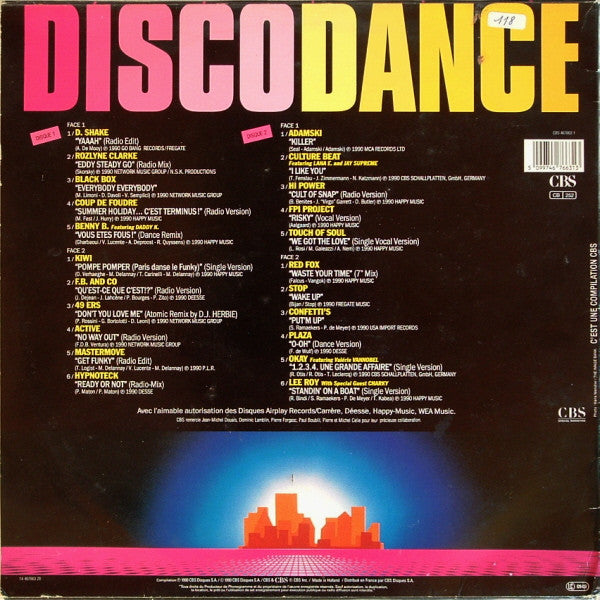 Various : Discodance (2xLP, Comp, Mixed)