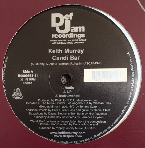 Keith Murray : Candi Bar (12")