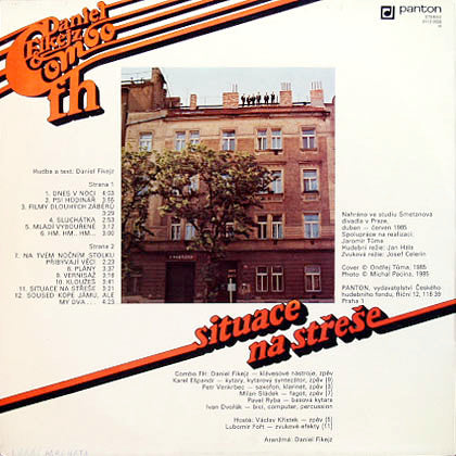 Daniel Fikejz & Combo FH : Situace Na Střeše (LP, Album)