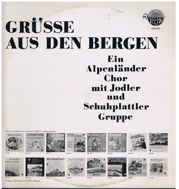 Unknown Artist : Grüsse Aus Den Bergen (LP)