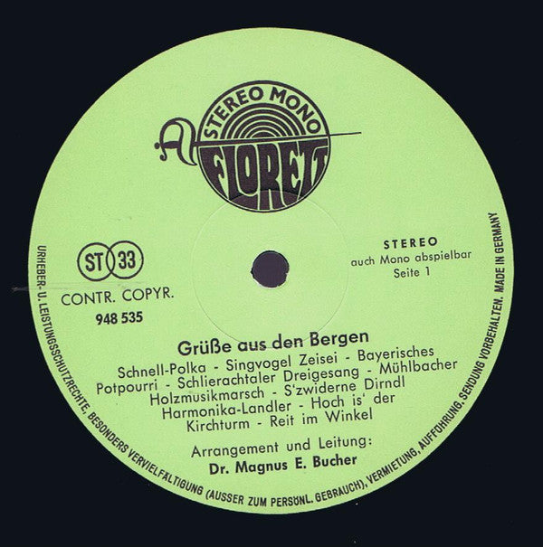 Unknown Artist : Grüsse Aus Den Bergen (LP)